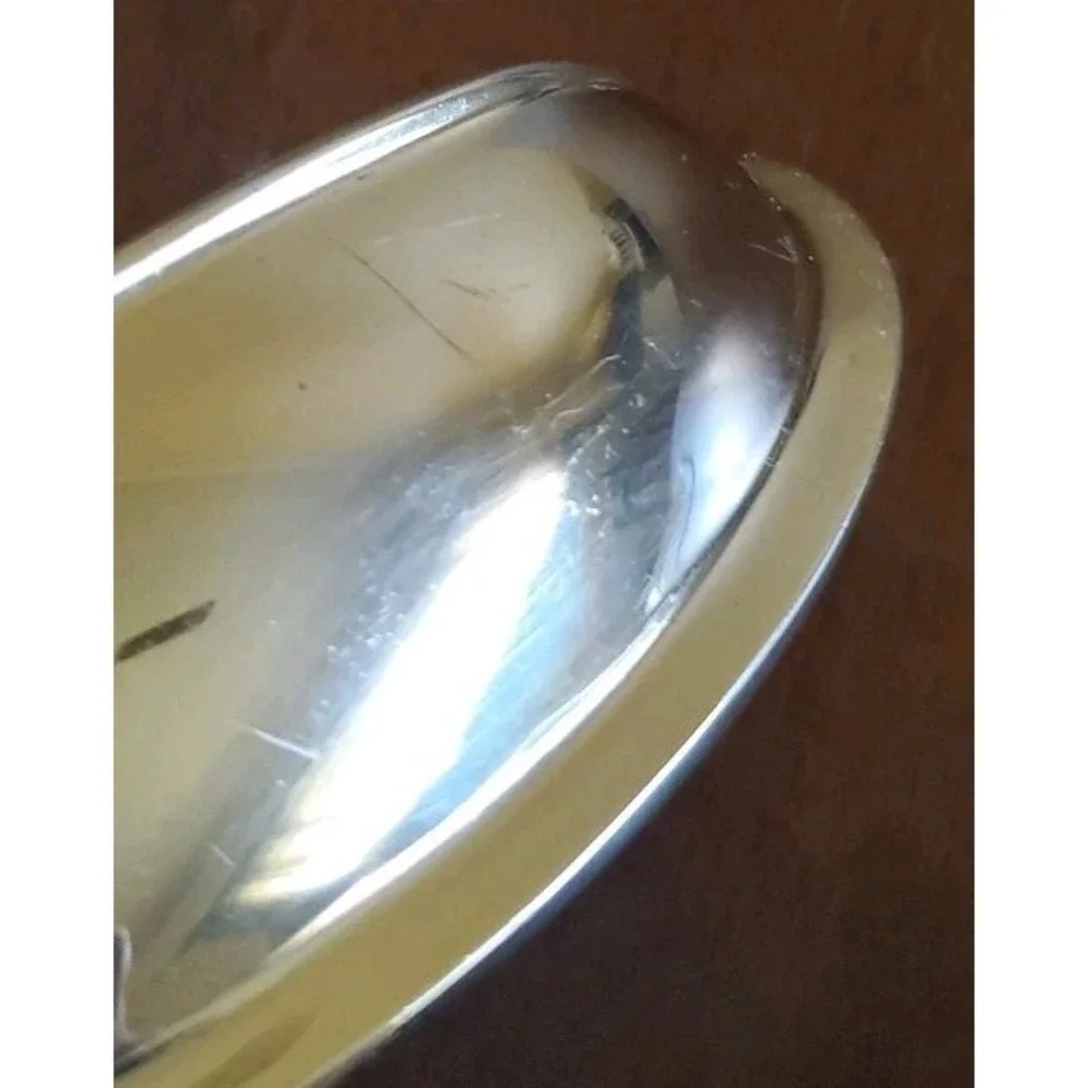 Lot‎ Of 2 Vintage Brass Cabinet Bin Pull Cup Handles 4-5/8